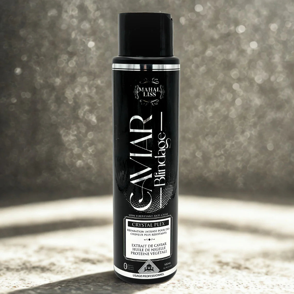 Blindage Capillaire – Caviar, Huile de Nigelle & Protéine Végétale – 500 ml – Mahal Liss®