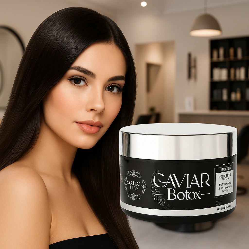 Soin Lissant Indien – Caviar, Huile de Nigelle & Protéine Végétale – 300 g – Mahal Liss®