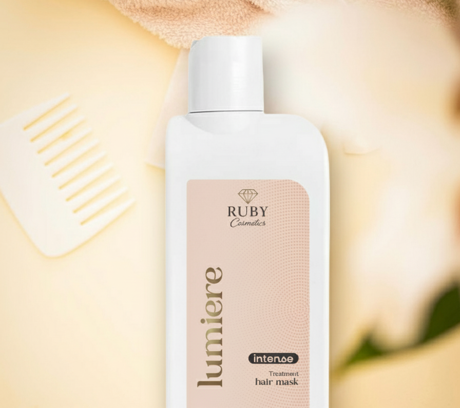 Masque Capillaire Hydratant Antifrizz – Lumière Intense - 300 g – Ruby Cosmetics