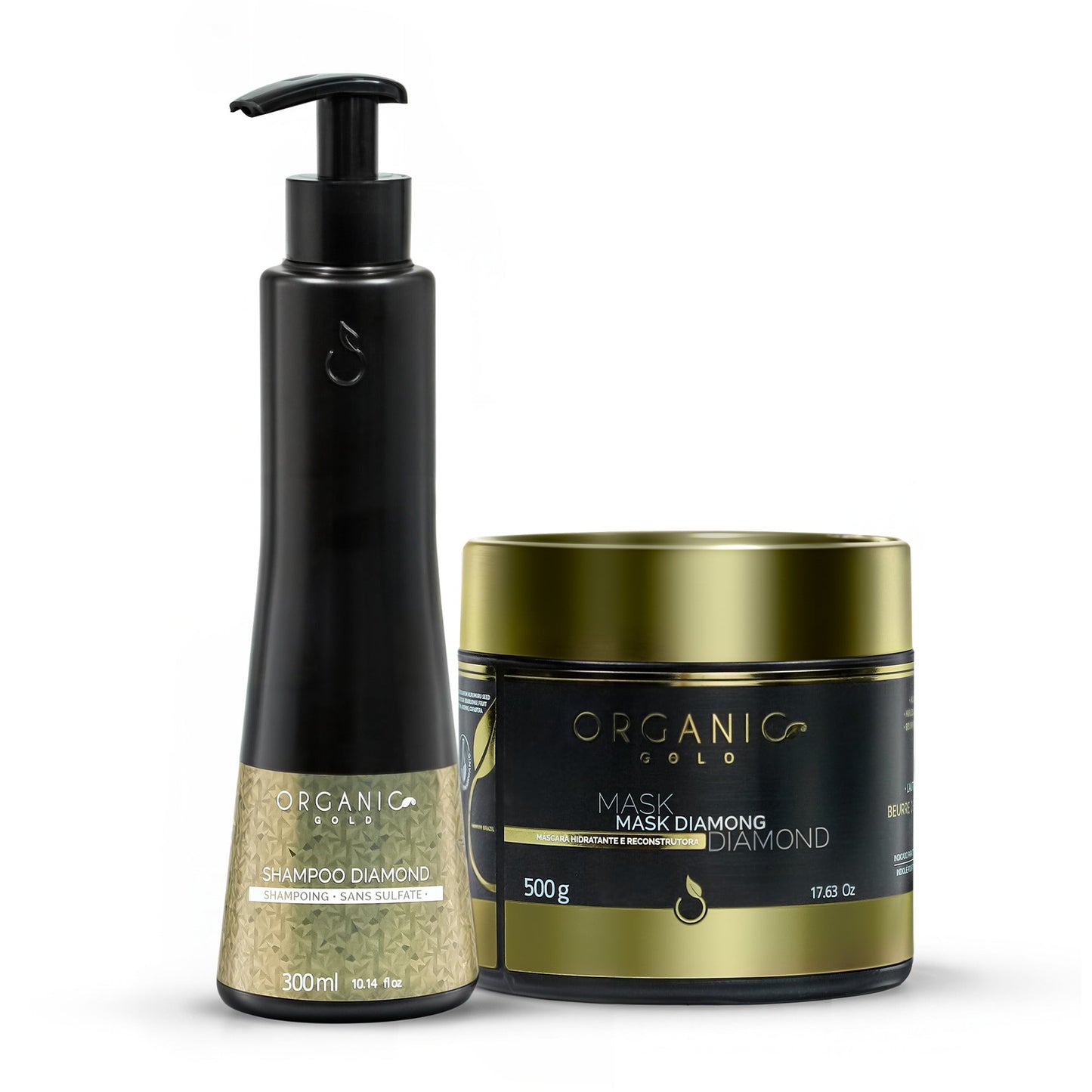 Kit de Soin – Diamond – Nutrition & Brillance – Professionnel – Organic Gold