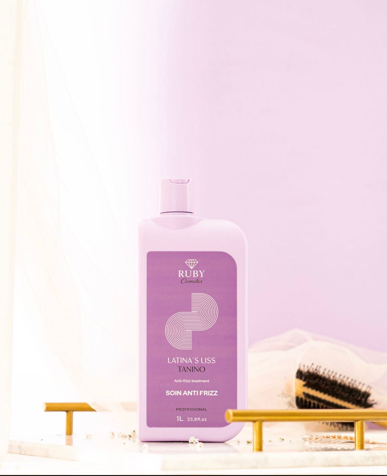 Latina’s Liss – Soin Anti-Frizz au Tanin – 1L – Ruby Cosmetics