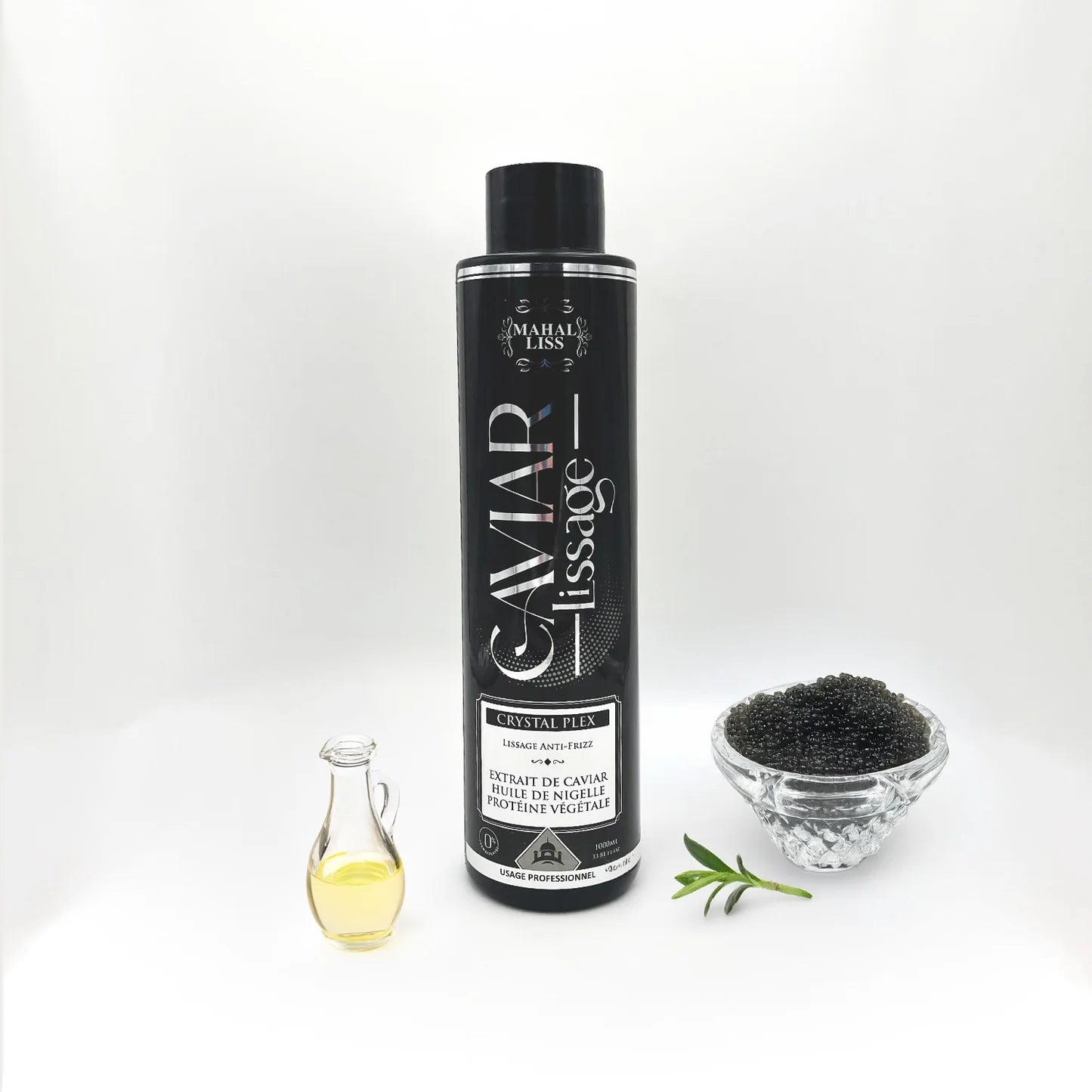 Lissage au Caviar – Extrait de Caviar & Huile de Nigelle – 500 ml – Mahal Liss®