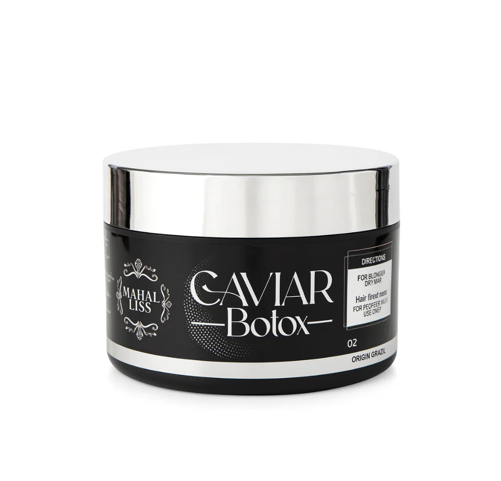 Soin Lissant Indien – Caviar, Huile de Nigelle & Protéine Végétale – 300 g – Mahal Liss®