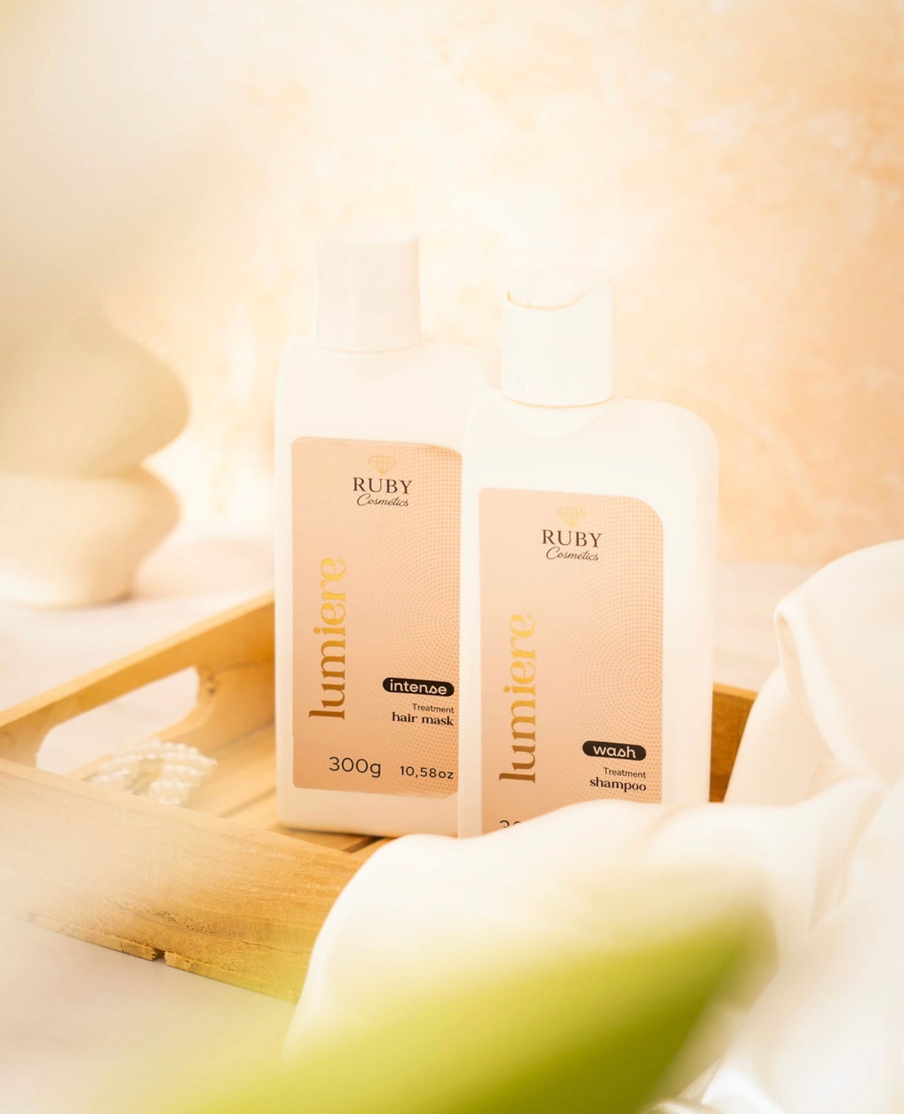 Kit Lumiere - Shampooing + Lissage - 300ml - Ruby Cosmetics