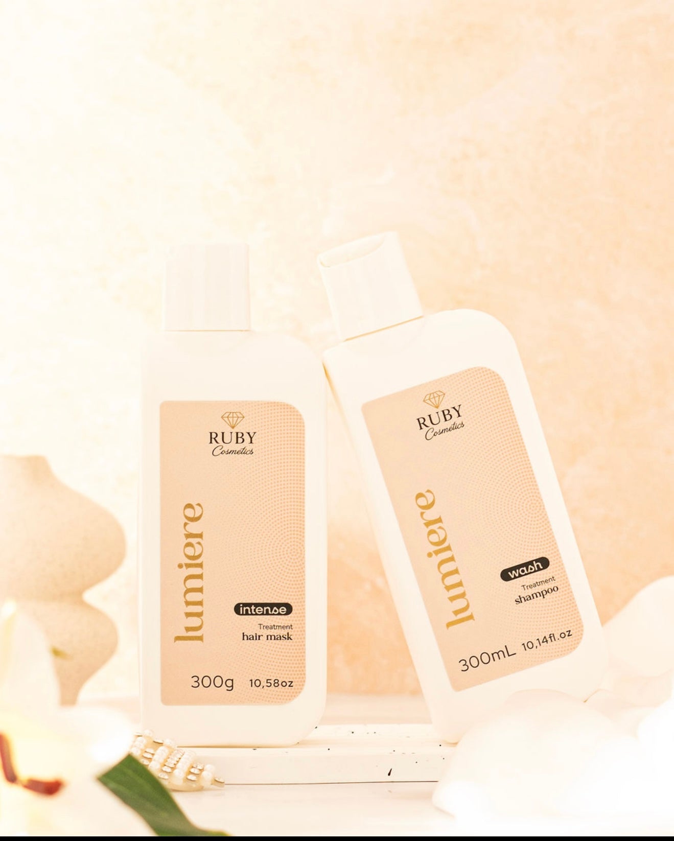 Kit Lumiere - Shampooing + Lissage - 300ml - Ruby Cosmetics