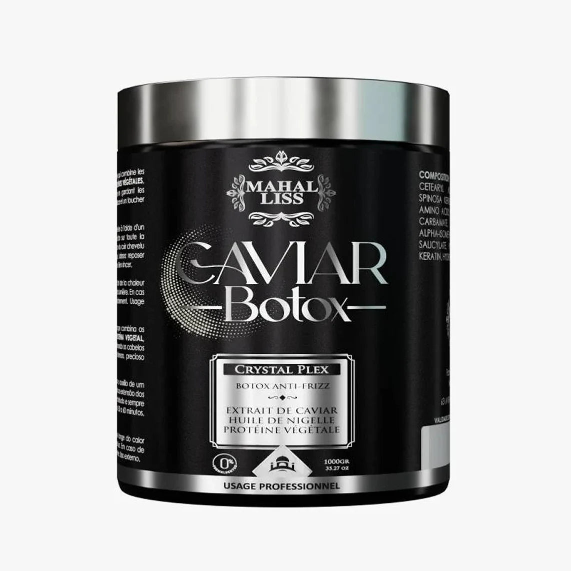 Soin Lissant Indien – Extrait de Caviar, Huile de Nigelle & Protéine Végétale – 1 kg – Mahal Liss®