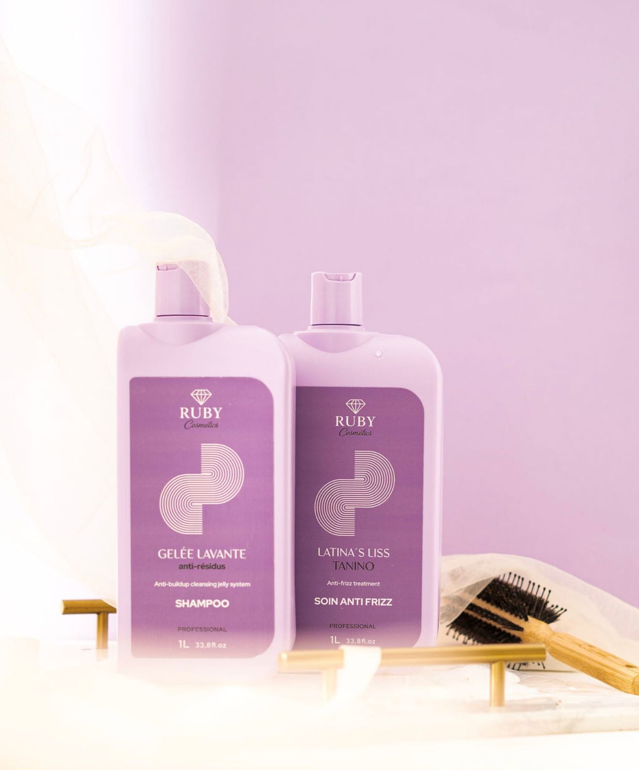 Kit Latina´s Liss + Gellé Lavante  – 2 x 1L – Ruby Cosmetics