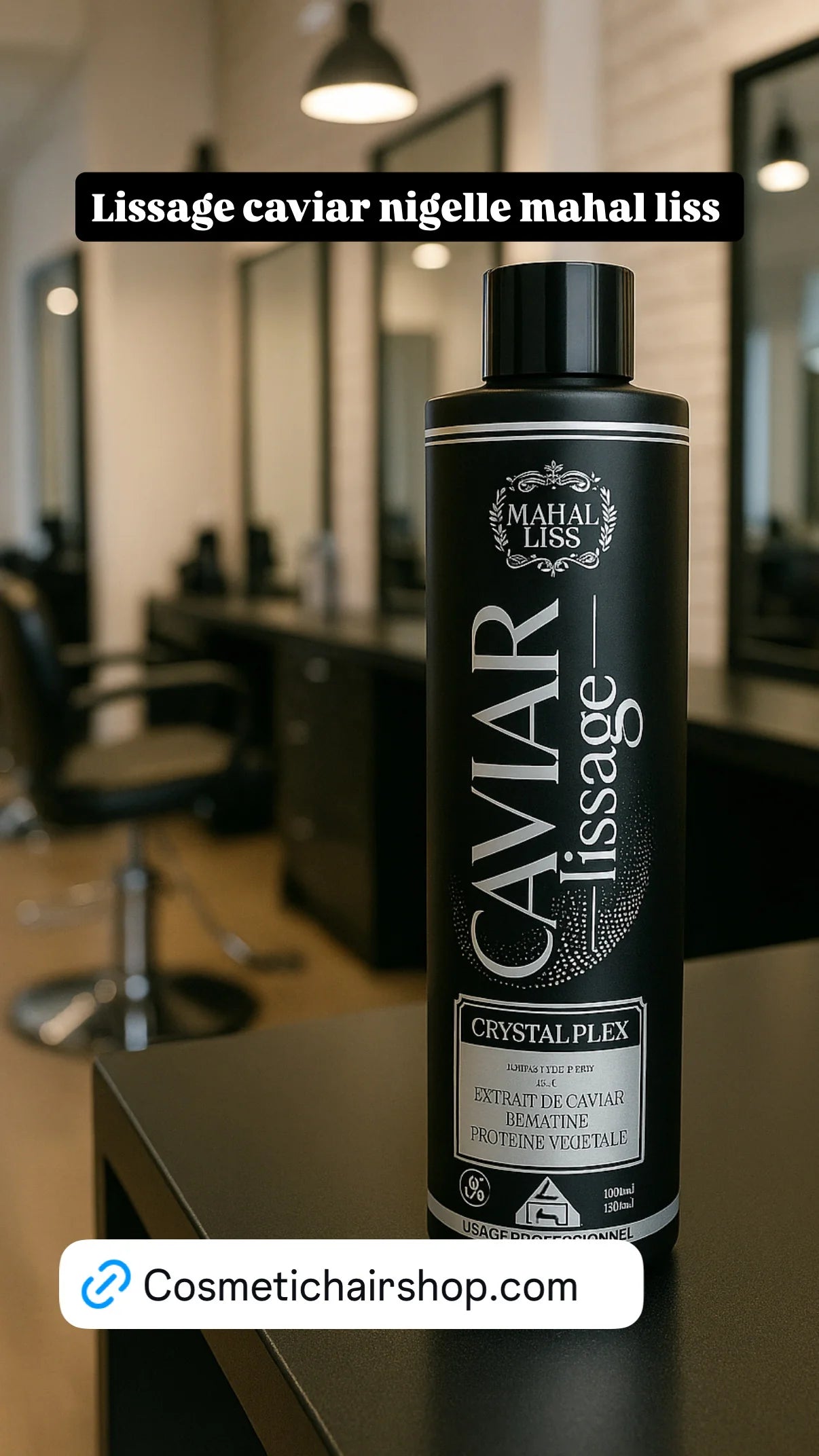 Lissage Indien – Extrait de Caviar & Huile de Nigelle – 1000 ml – Mahal Liss®