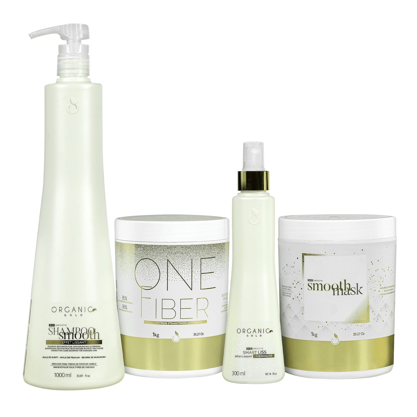 Kit de Soin – One Fiber – Réparation & Lissage – Organic Gold