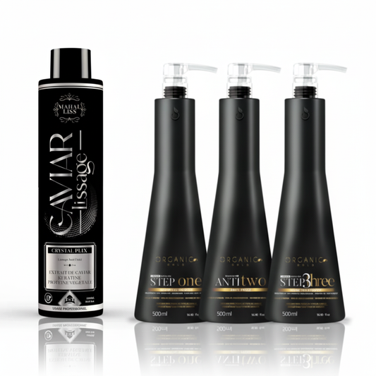 Kit Duo Lissage Premium – Organic Gold & Mahal Liss – 2,5 L