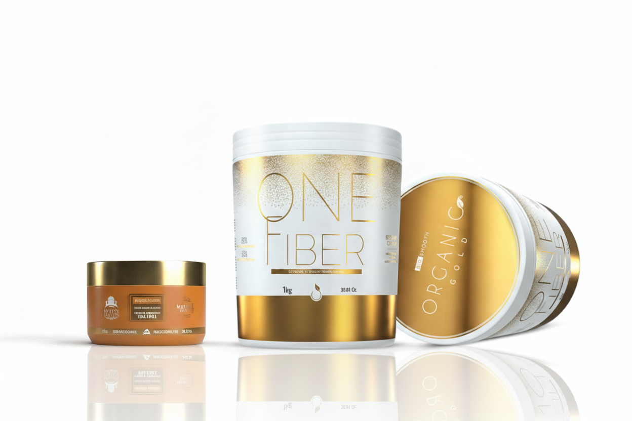 Kit Régénération & Lissage – One Fiber 1 kg + Soin Lissant Indien 300 g – Organic Gold x Mahal Liss®