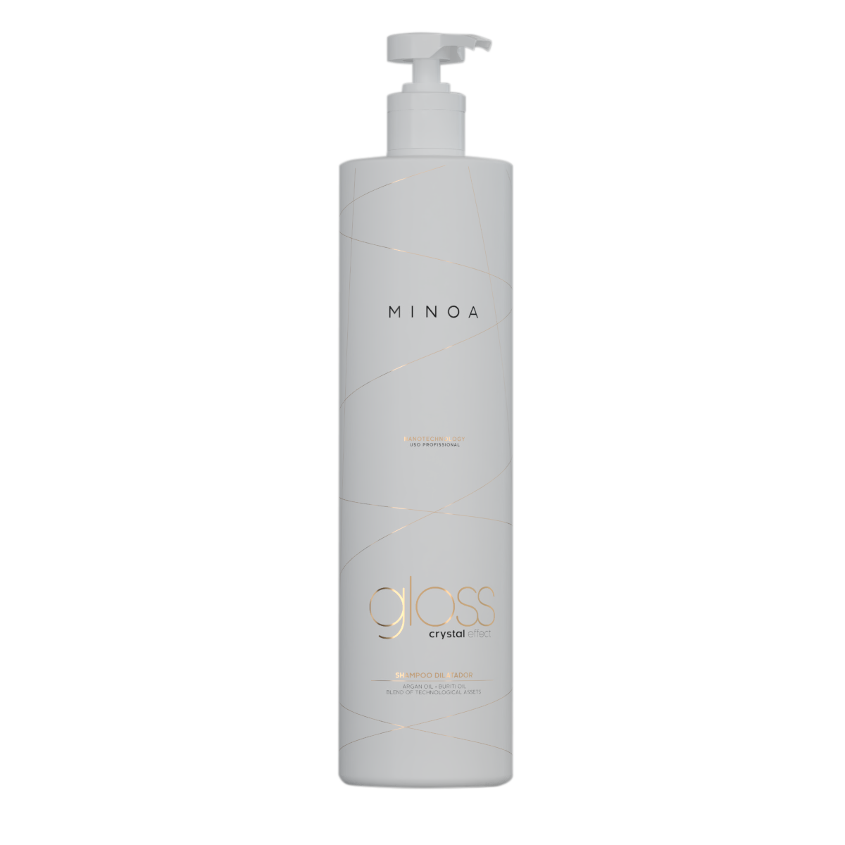 Shampooing Clarifiant – Gloss Crystal Effect – 1000 ml – Minoa Professional