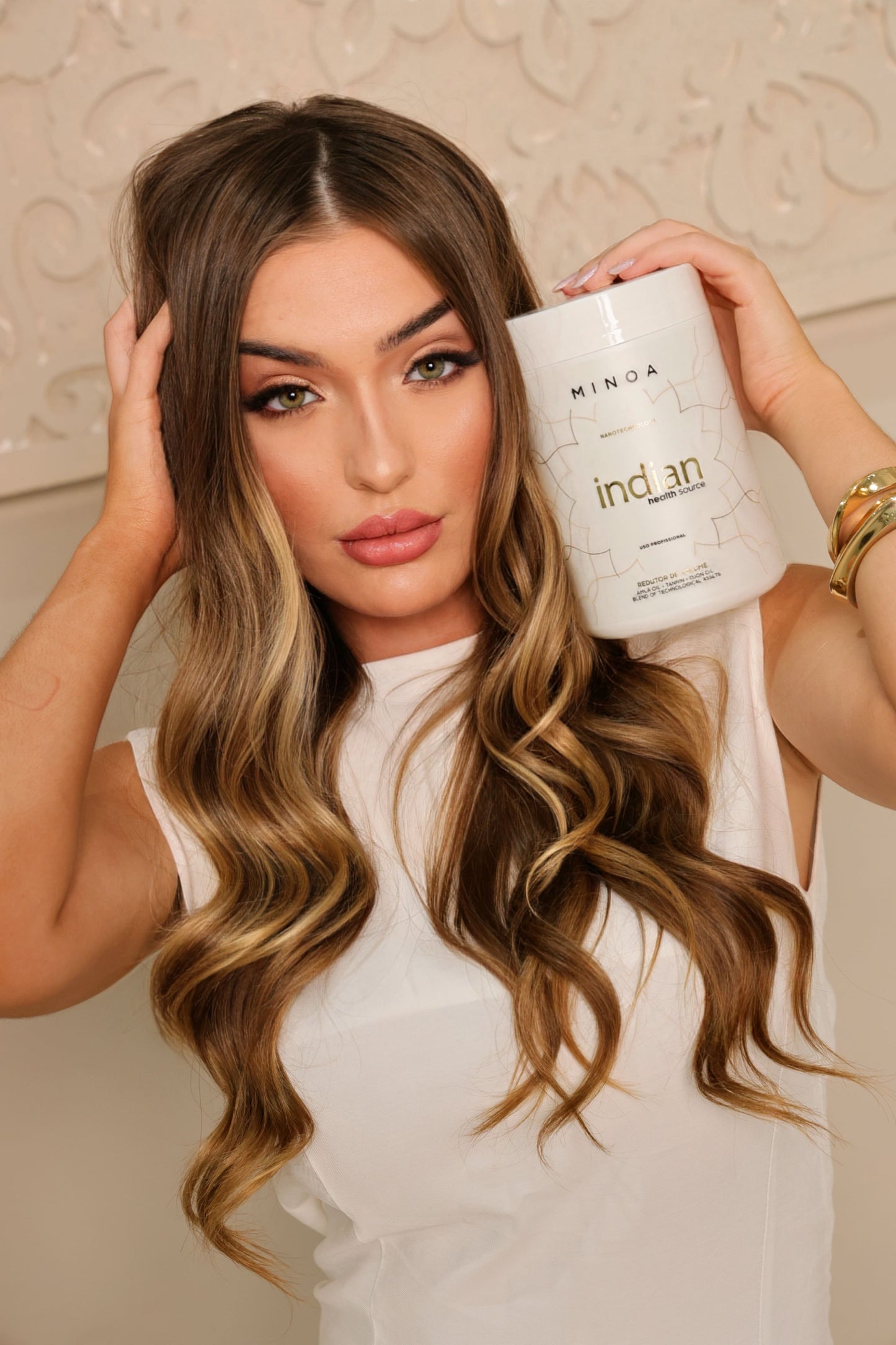 Soin Lissant Capillaire – Soin Revitalisant Intensif – 1000 g – Indian Health - Minoa Professionnel