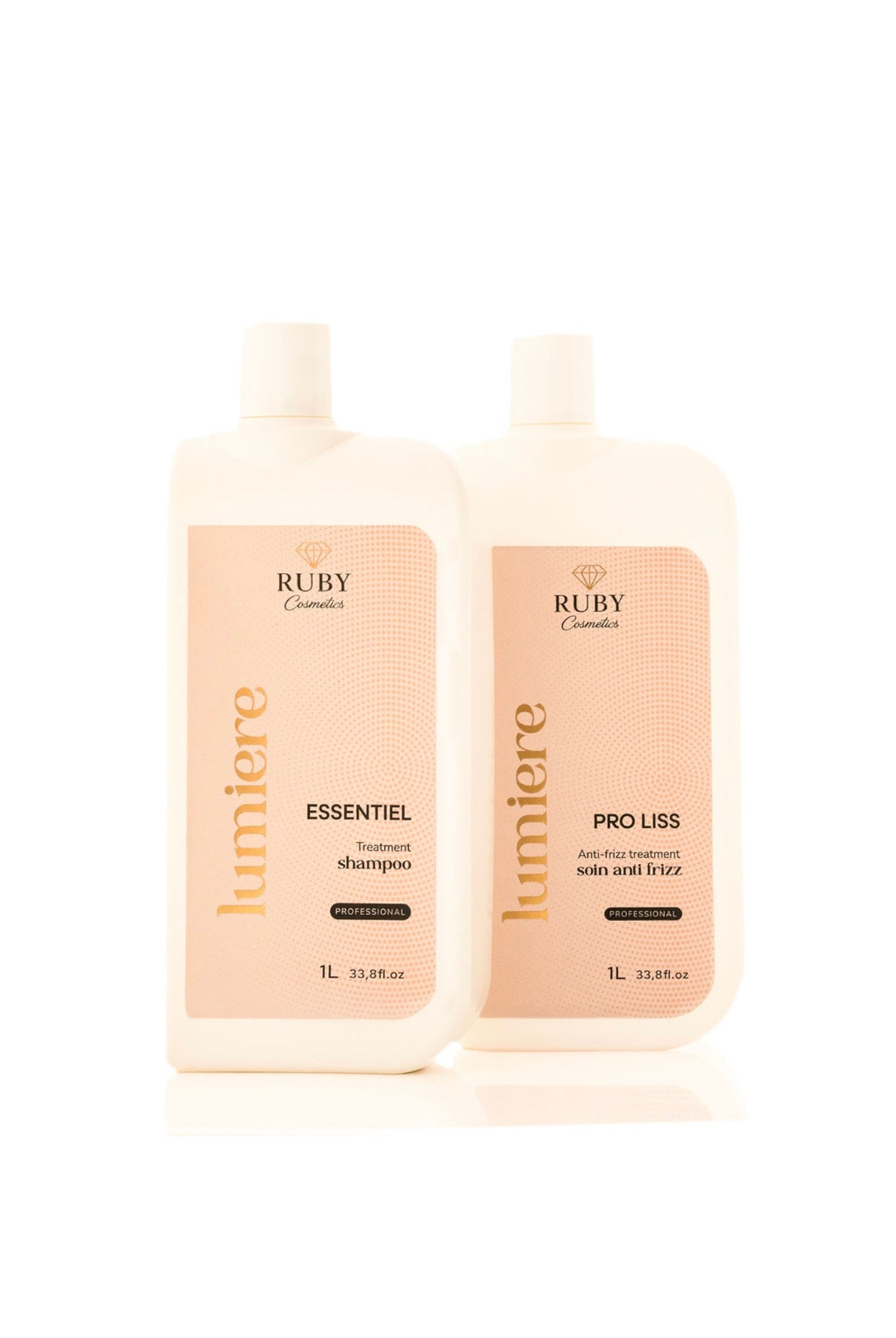 Kit Lumiere - Shampooing + Lissage - 1L - Ruby Cosmetics