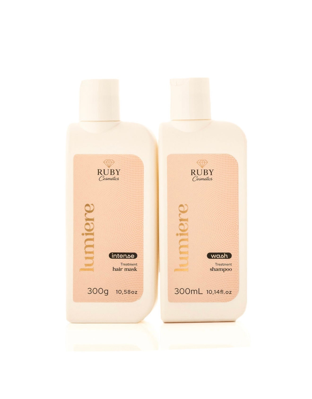 Kit Lumiere - Shampooing + Lissage - 300ml - Ruby Cosmetics